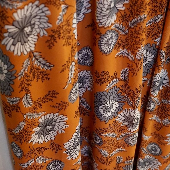 Madewell Sheer-Sleeve Button-Front Midi Dress in G - Picture 6 of 8